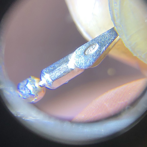 925 Sterling Silver 9” Anklet - Picture 5 of 5